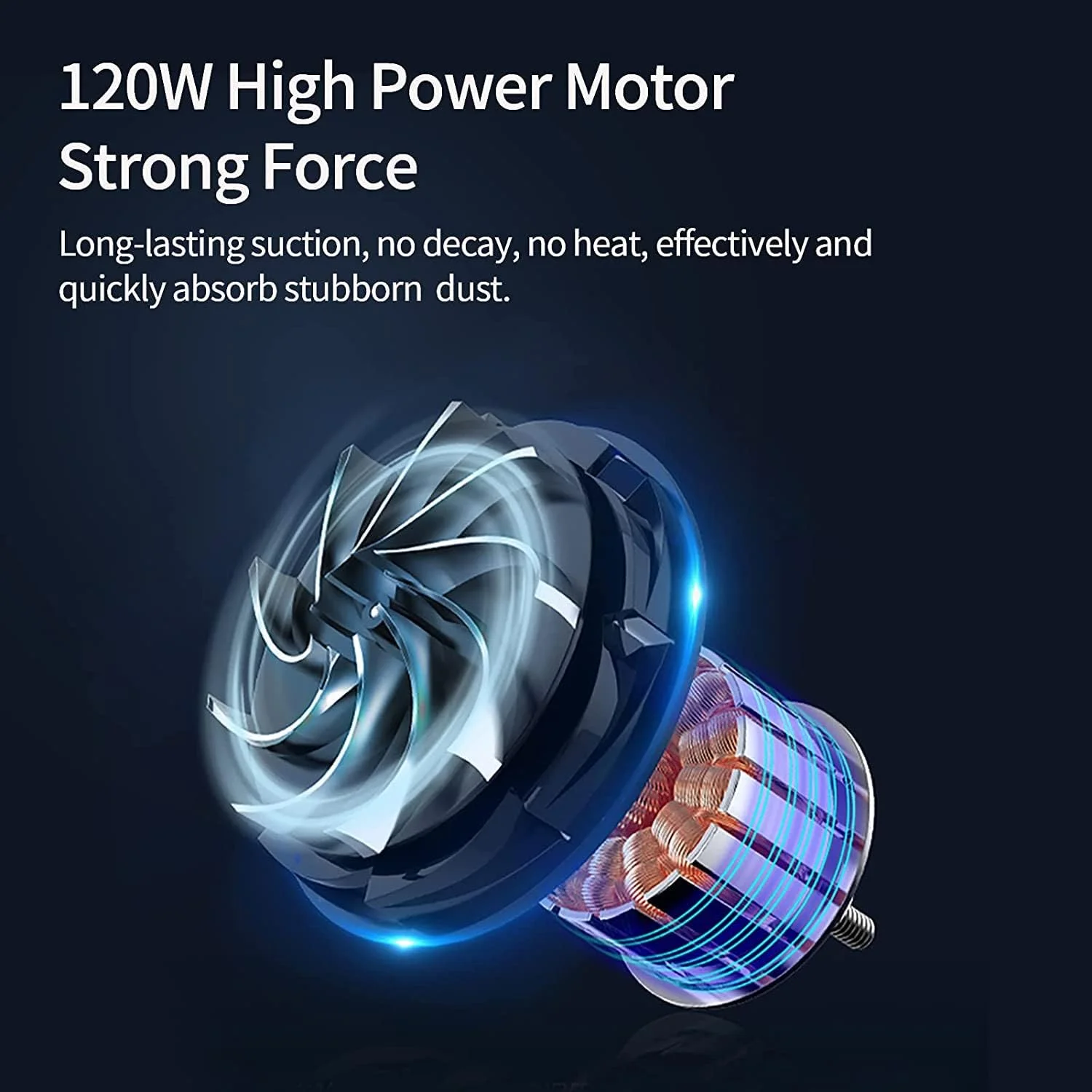 جاروبرقی خودرو TDOO، بدون سیم، جاروبرقی دستی قابل حمل، دمنده هوای قدرتمند 9000PA/120W، مکش و دمیدن 2 در 1، با چراغ LED برای خودرو/خانه/دفتر/حیوان خانگی، قابل شارژ USB