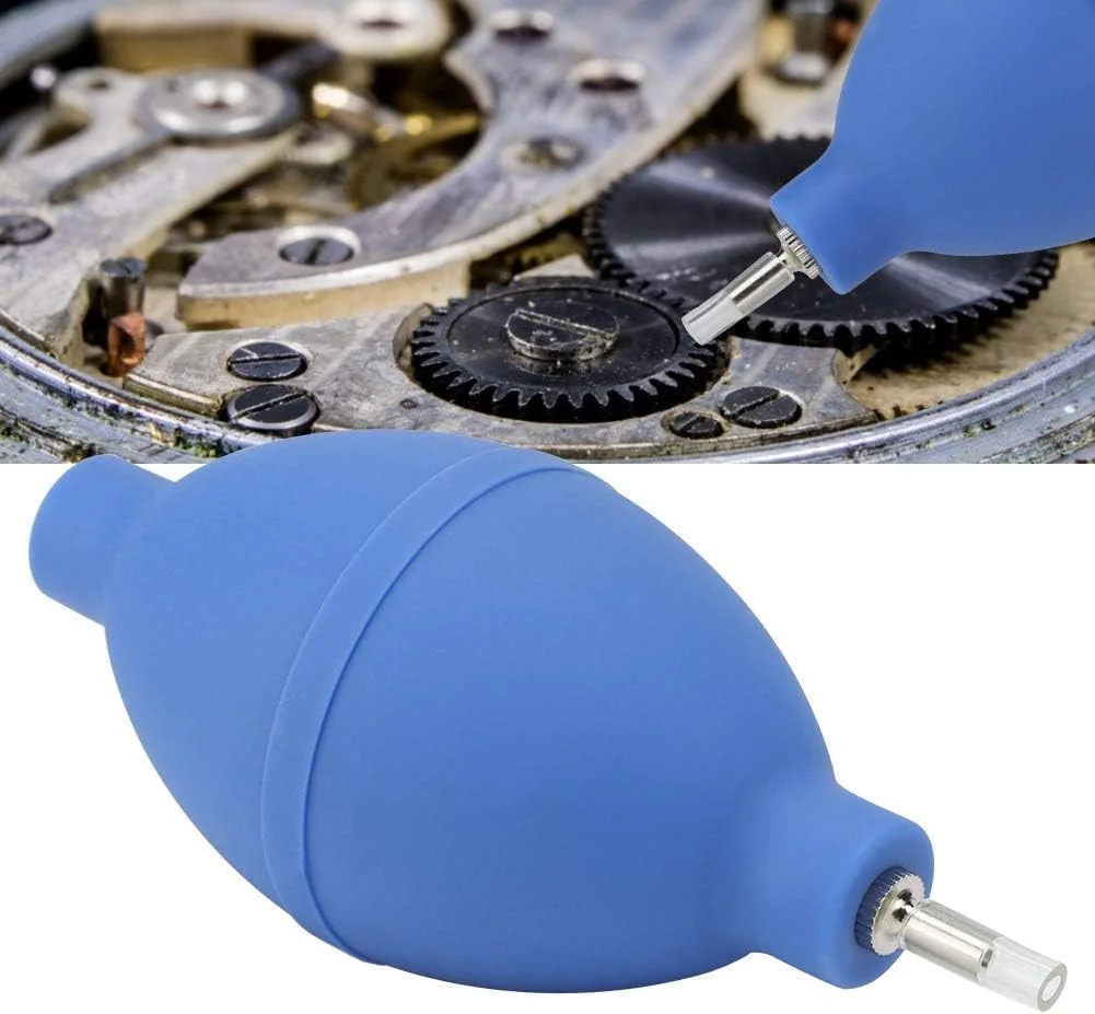 ابزار دمنده هوا لاستیکی نرم آبی Ymhapp برای تمیز کردن قطعات ساعت مچی، پمپ دمنده هوا برای گرد و غبار، لوازم جانبی ساعت، ابزار و کیت تعمیر ساعت و زنجیر ساعت جیبی ابزار دمنده هوا لاستیکی نرم آبی Ymhapp برای تمیز کردن قطعات ساعت مچی، پمپ دمنده هوا برای گرد و غبار، لوازم جانبی ساعت، ابزار و کیت تعمیر ساعت و زنجیر ساعت جیبی