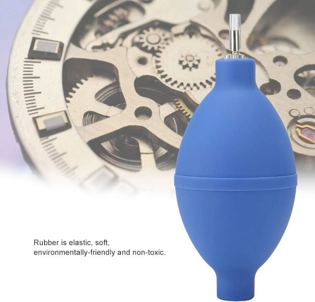 ابزار دمنده هوا لاستیکی نرم آبی Ymhapp برای تمیز کردن قطعات ساعت مچی، پمپ دمنده هوا برای گرد و غبار، لوازم جانبی ساعت، ابزار و کیت تعمیر ساعت و زنجیر ساعت جیبی ابزار دمنده هوا لاستیکی نرم آبی Ymhapp برای تمیز کردن قطعات ساعت مچی، پمپ دمنده هوا برای گرد و غبار، لوازم جانبی ساعت، ابزار و کیت تعمیر ساعت و زنجیر ساعت جیبی