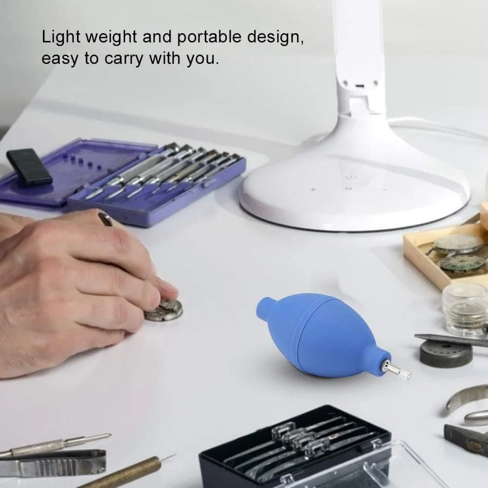 ابزار دمنده هوا لاستیکی نرم آبی Ymhapp برای تمیز کردن قطعات ساعت مچی، پمپ دمنده هوا برای گرد و غبار، لوازم جانبی ساعت، ابزار و کیت تعمیر ساعت و زنجیر ساعت جیبی ابزار دمنده هوا لاستیکی نرم آبی Ymhapp برای تمیز کردن قطعات ساعت مچی، پمپ دمنده هوا برای گرد و غبار، لوازم جانبی ساعت، ابزار و کیت تعمیر ساعت و زنجیر ساعت جیبی