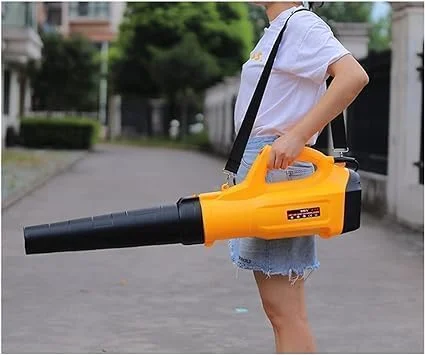 دمنده برگی برقی قدرتمند 3500 واتی با کابل 0.35 متری، جاروبرقی باغی، کنترل 6 سرعته، برای تمیز کردن برف، آوار، گرد و غبار، برگ های ریخته