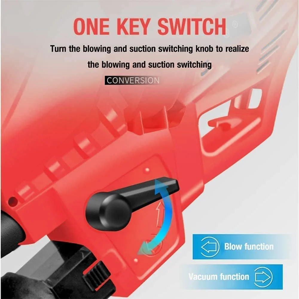 HYLAN دمنده و مکنده برگ برقی 3000 وات با سیم، سیم 6 متری دمنده برگ قدرتمند خردکن باغی چند منظوره دستی HYLAN دمنده و مکنده برگ برقی 3000 وات با سیم، سیم 6 متری دمنده برگ قدرتمند خردکن باغی چند منظوره دستی