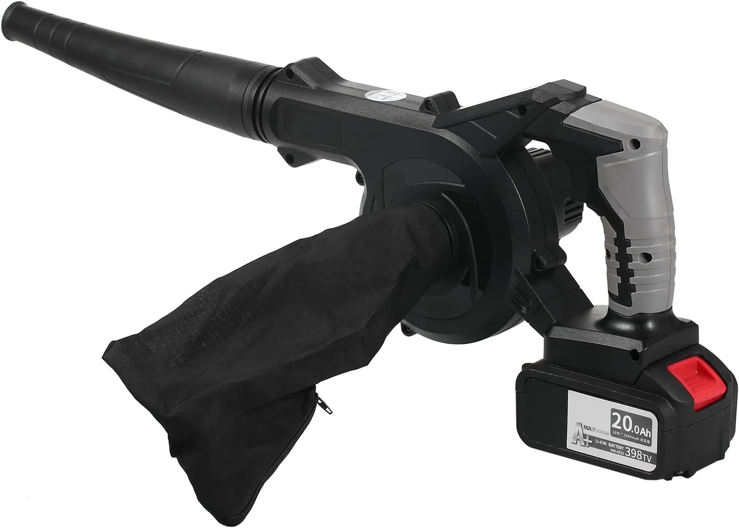 دمنده برگ بی سیم، دمنده برگ سبک وزن 21 ولتی با باتری برای پاسیو، حیاط، پیاده رو، دمنده برگ کوچک، دمنده و جاروبرقی 2 در 1 با سوئیچ کنترل سرعت بی نهایت