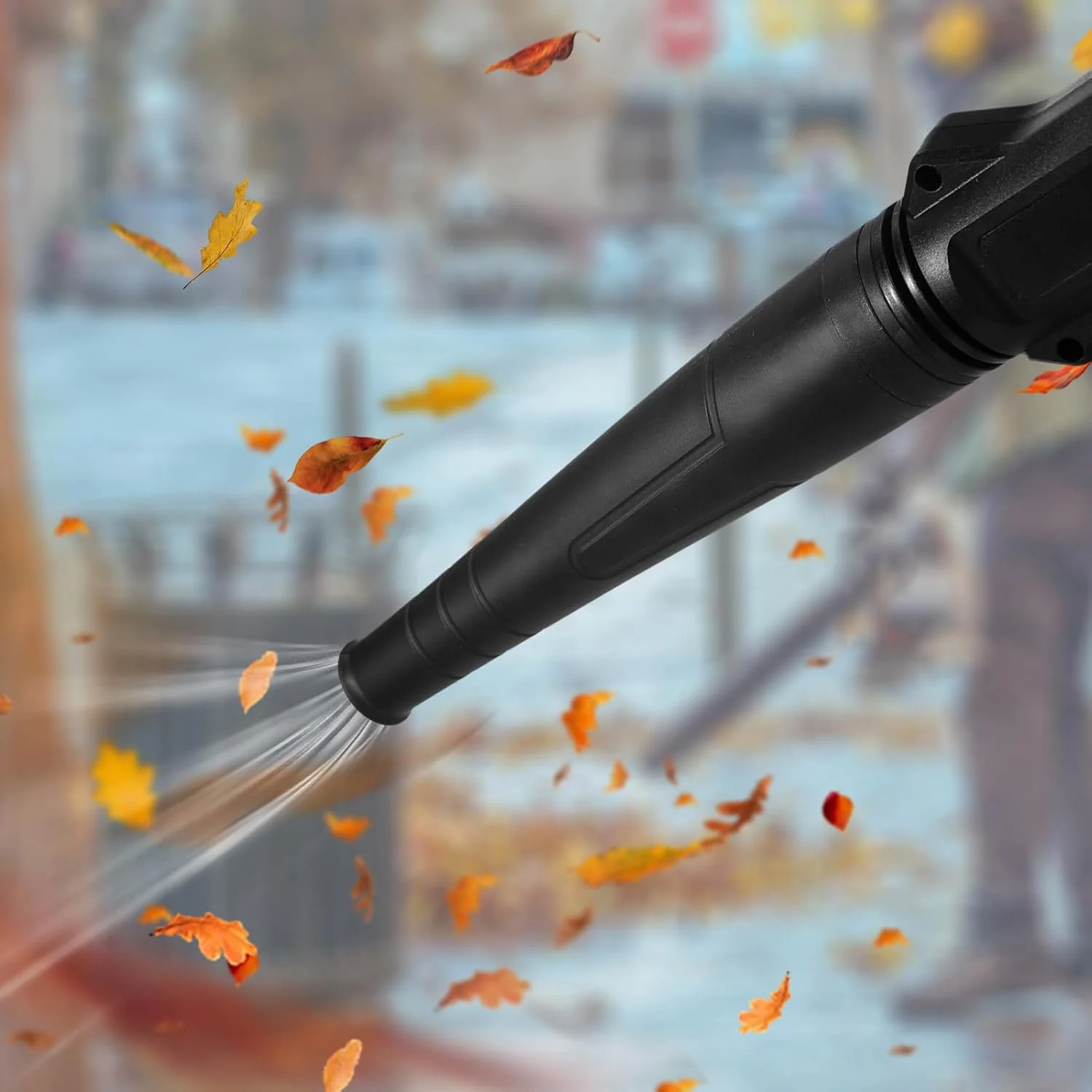 دمنده برگ بی سیم، دمنده برگ سبک وزن 21 ولتی با باتری برای پاسیو، حیاط، پیاده رو، دمنده برگ کوچک، دمنده و جاروبرقی 2 در 1 با سوئیچ کنترل سرعت بی نهایت