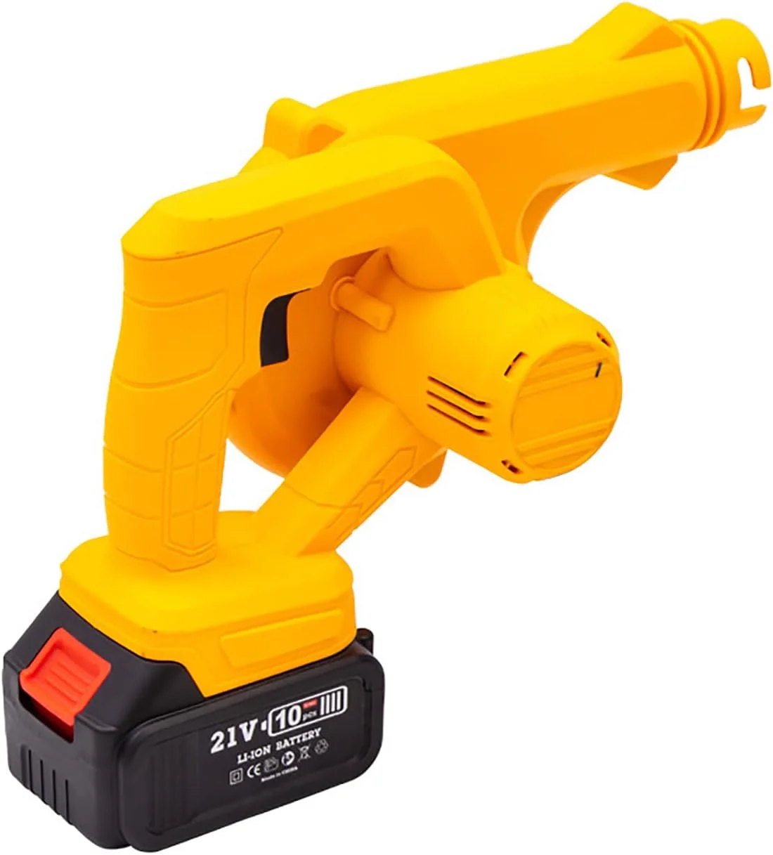 دمنده برگ بی سیم، دمنده برگ دستی کوچک و قدرتمند 21 ولت و جاروبرقی با باتری لیتیومی قابل شارژ و شارژر برای مراقبت از چمن، تمیز کردن برگ ها و حذف گرد و غبار