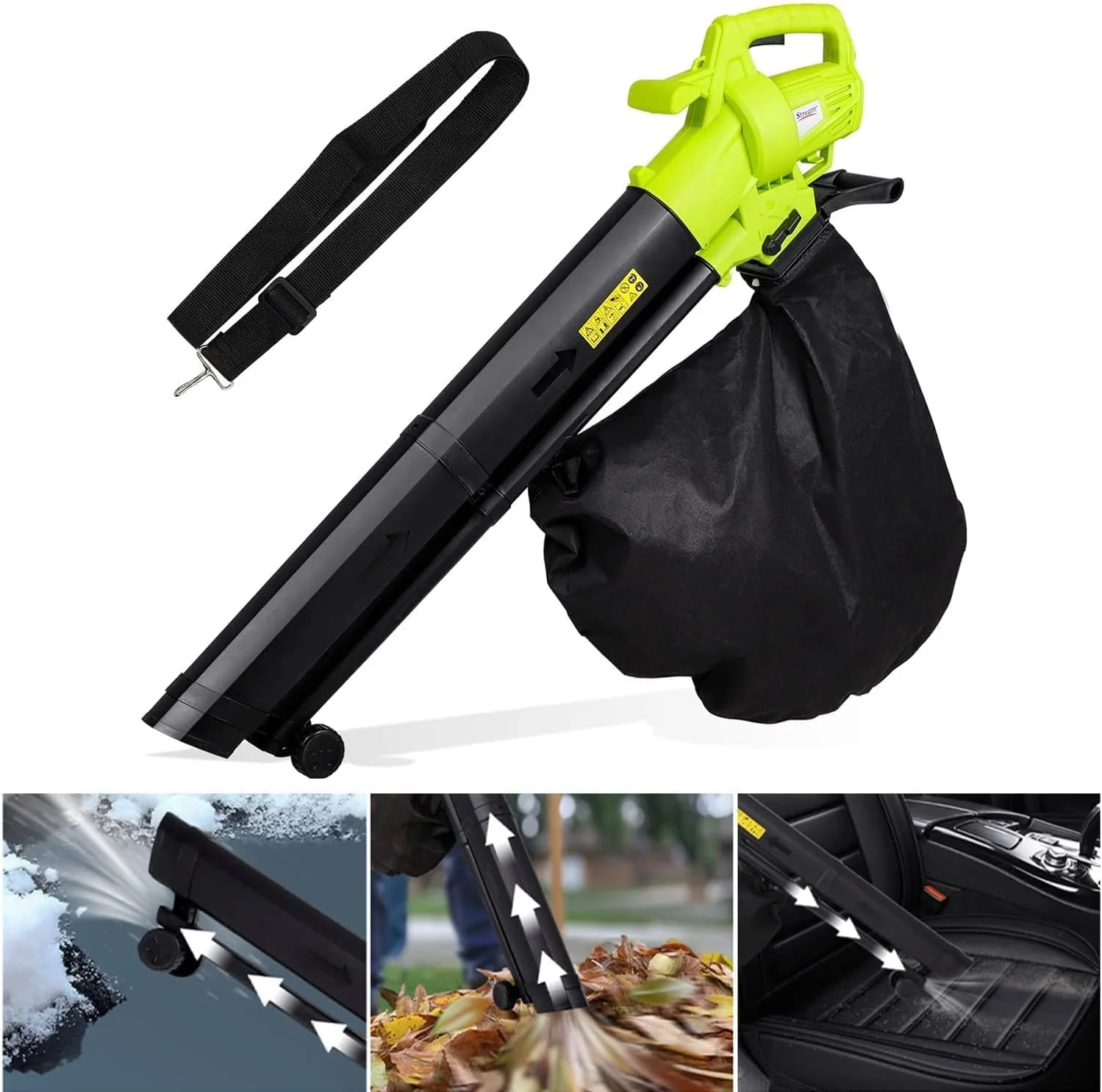 دمنده و مکنده برگ، 3000 وات 3 در 1 برقی باغ دمنده/مکنده خردکن برگ با چرخ، کیسه جمع آوری بزرگ 35 لیتری بند حمل، طراحی سبک وزن قابل حمل - نسبت خرد کردن 10:1، کابل 10 متری دمنده و مکنده برگ، 3000 وات 3 در 1 برقی باغ دمنده/مکنده خردکن برگ با چرخ، کیسه جمع آوری بزرگ 35 لیتری بند حمل، طراحی سبک وزن قابل حمل - نسبت خرد کردن 10:1، کابل 10 متری