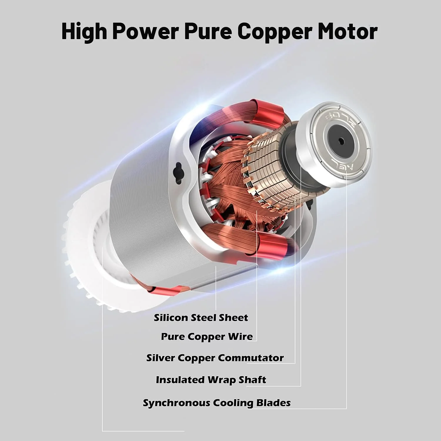 دمنده ECVV با سرعت 13000 دور در دقیقه، جاروبرقی برقی سیمی برای برگ با کیسه جمع آوری، تک سرعته برای خانه، باغ، گردگیری خودرو، آبی، 750 وات، EB0023