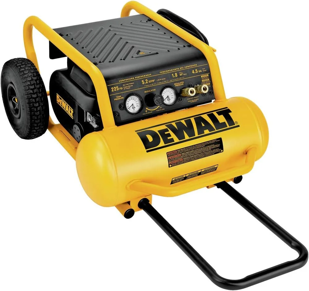 کمپرسور دستی 4.5 گالن 200 PSI دیوالت مدل D55146 با چرخ کمپرسور دستی 4.5 گالن 200 PSI دیوالت مدل D55146 با چرخ