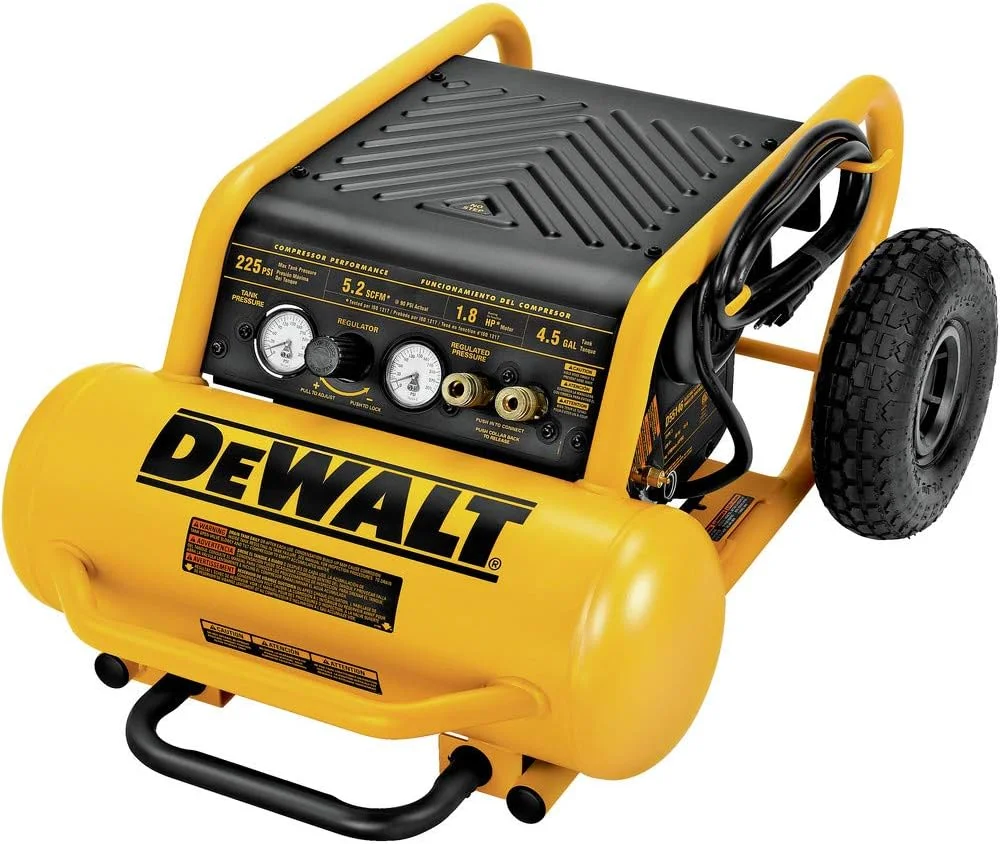 کمپرسور دستی 4.5 گالن 200 PSI دیوالت مدل D55146 با چرخ کمپرسور دستی 4.5 گالن 200 PSI دیوالت مدل D55146 با چرخ