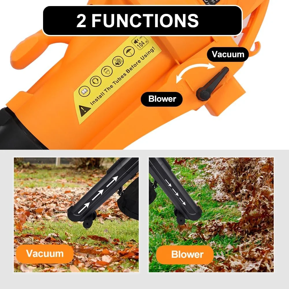 دمنده برگ پانانا 3000 وات، جاروبرقی باغی خردکن با کیسه جمع آوری برگ 30 لیتری، کابل 10 متری طراحی سبک وزن جاروبرقی برگ برای پاکسازی پاسیو برگ ها و سایر زباله ها دمنده برگ پانانا 3000 وات، جاروبرقی باغی خردکن با کیسه جمع آوری برگ 30 لیتری، کابل 10 متری طراحی سبک وزن جاروبرقی برگ برای پاکسازی پاسیو برگ ها و سایر زباله ها