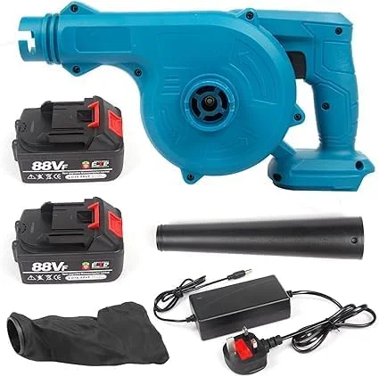 دمنده برگ، دمنده برگ بی سیم با 2 باتری و شارژر، دمنده و مکنده برقی 2 در 1 دمنده برگ، دمنده برگ بی سیم با 2 باتری و شارژر، دمنده و مکنده برقی 2 در 1