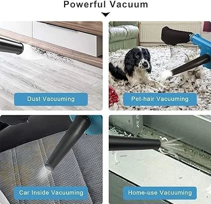 دمنده برگ، دمنده برگ بی سیم با 2 باتری و شارژر، دمنده و مکنده برقی 2 در 1 دمنده برگ، دمنده برگ بی سیم با 2 باتری و شارژر، دمنده و مکنده برقی 2 در 1