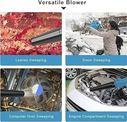 دمنده برگ، دمنده برگ بی سیم با 2 باتری و شارژر، دمنده و مکنده برقی 2 در 1 دمنده برگ، دمنده برگ بی سیم با 2 باتری و شارژر، دمنده و مکنده برقی 2 در 1