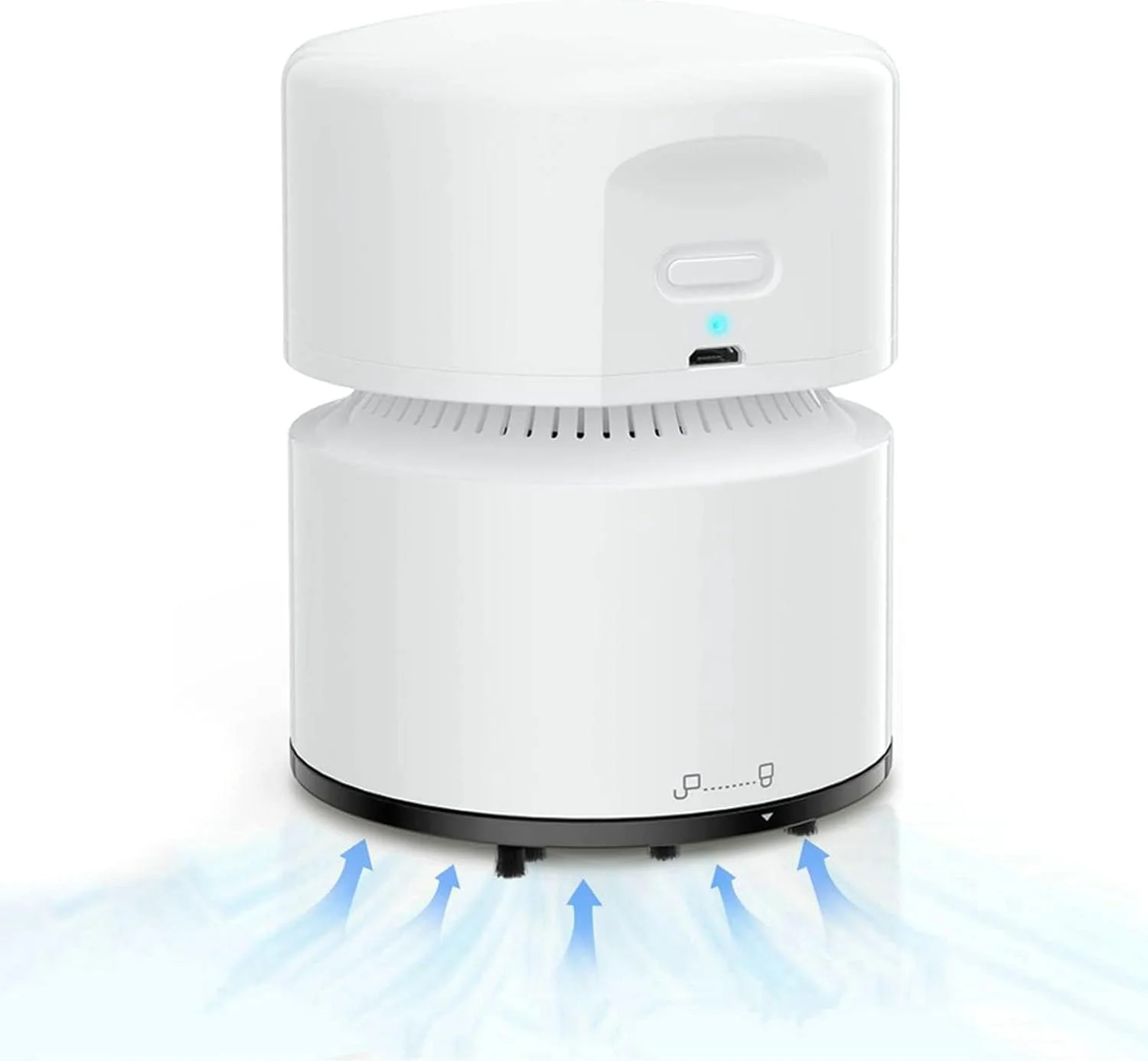 جاروبرقی رومیزی آزونی، جاروبرقی کوچک میز صرفه جویی در انرژی با عملکرد خاموش شدن خودکار، استقامت بالا تا 400 دقیقه، جاروبرقی دستی با قابلیت چرخش 360 درجه، برای صفحه کلید/خانه/دفتر