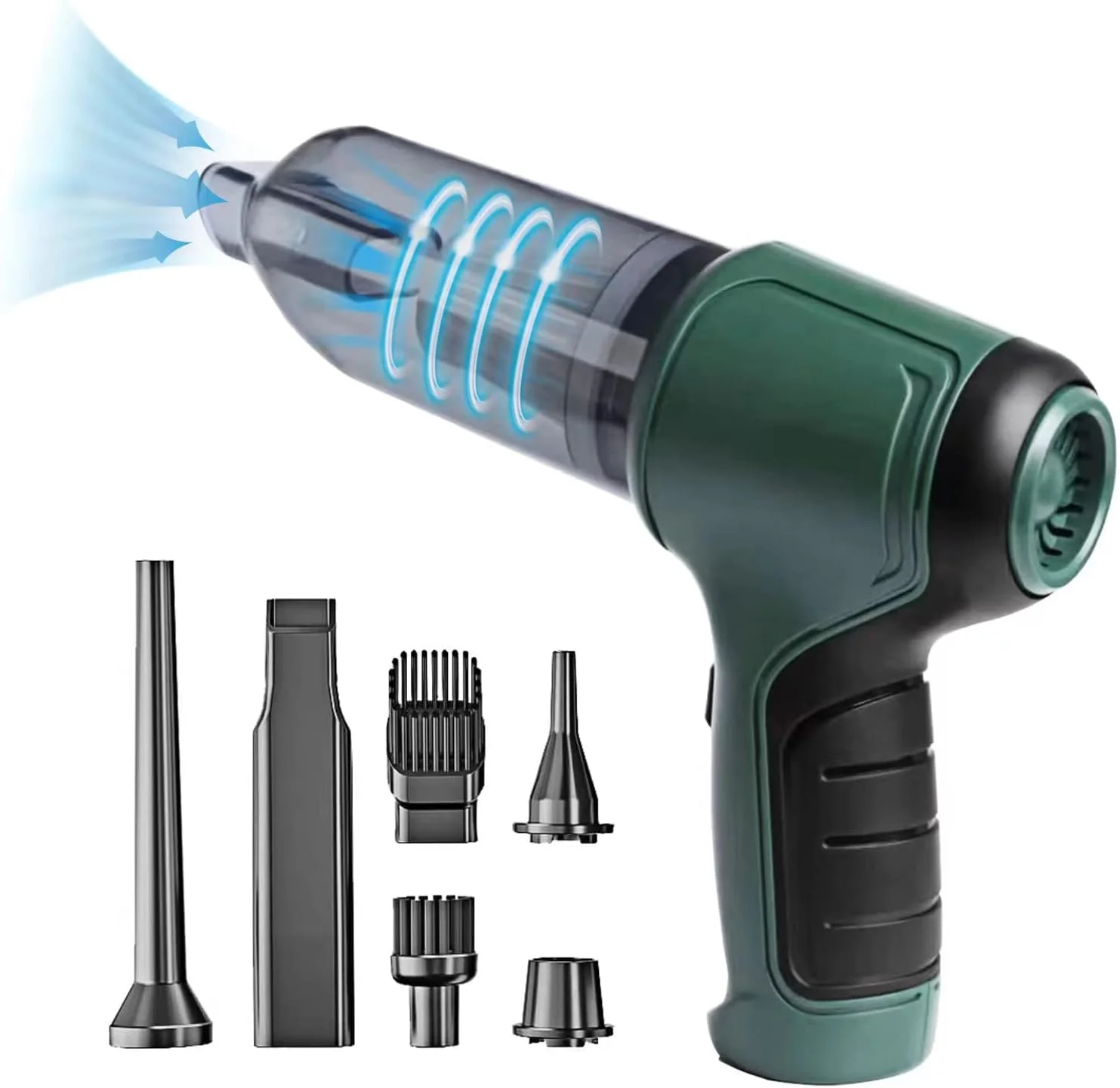 جاروبرقی دستی شارژی ARUOXIN، جاروبرقی خودرو با مکش قوی 9000Pa با زمان کارکرد طولانی 20-30 دقیقه، جاروبرقی دستی سبک وزن قابل شارژ برای خودرو، خانه، دفتر، موی حیوانات خانگی