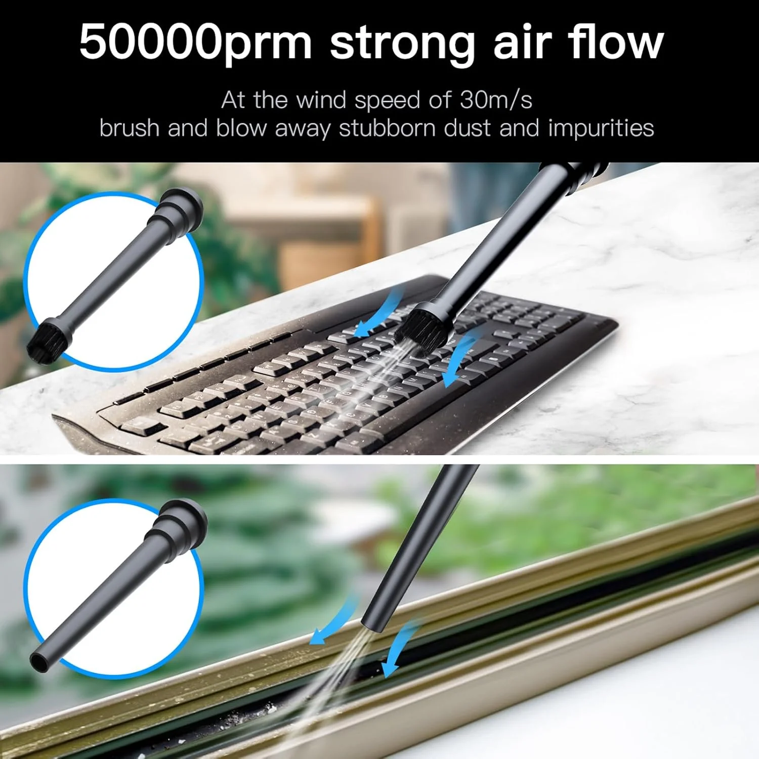 جاروبرقی دستی چند منظوره 5 در 1 Aumotop، دستگاه مینی قابل حمل برای خودرو