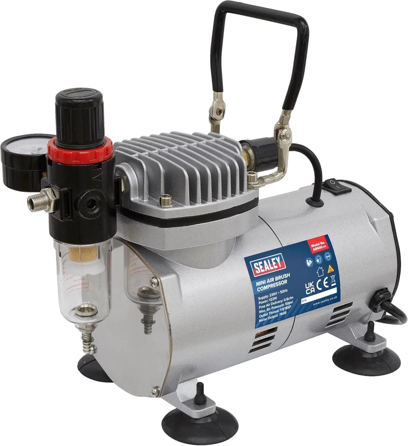 کمپرسور ایر براش مینی سیلی مدل AB900، 50psi