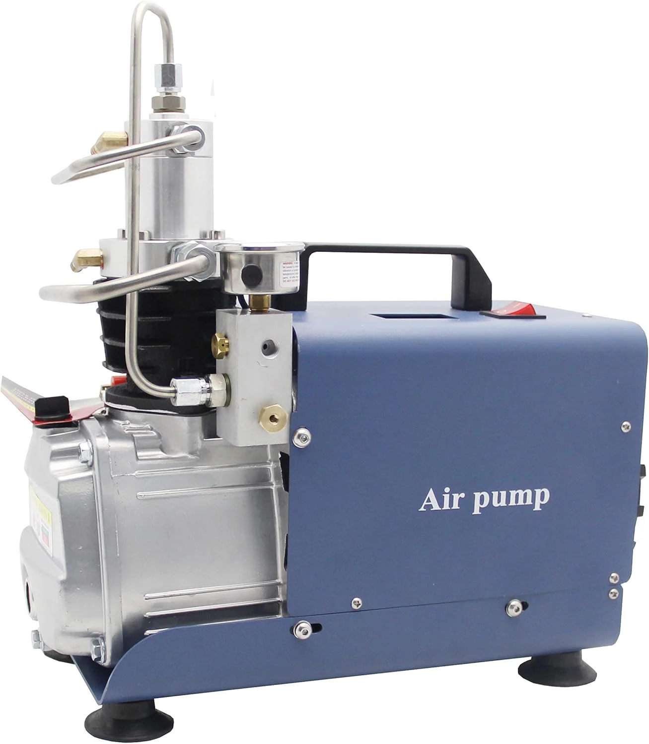 پمپ هوای برقی WWART کمپرسور PCP فشار قوی 300BAR 30MPA 4500PSI پمپ هوا برای غواصی و آتش نشانی پینت بال PCP تیراندازی (نسخه ساده)