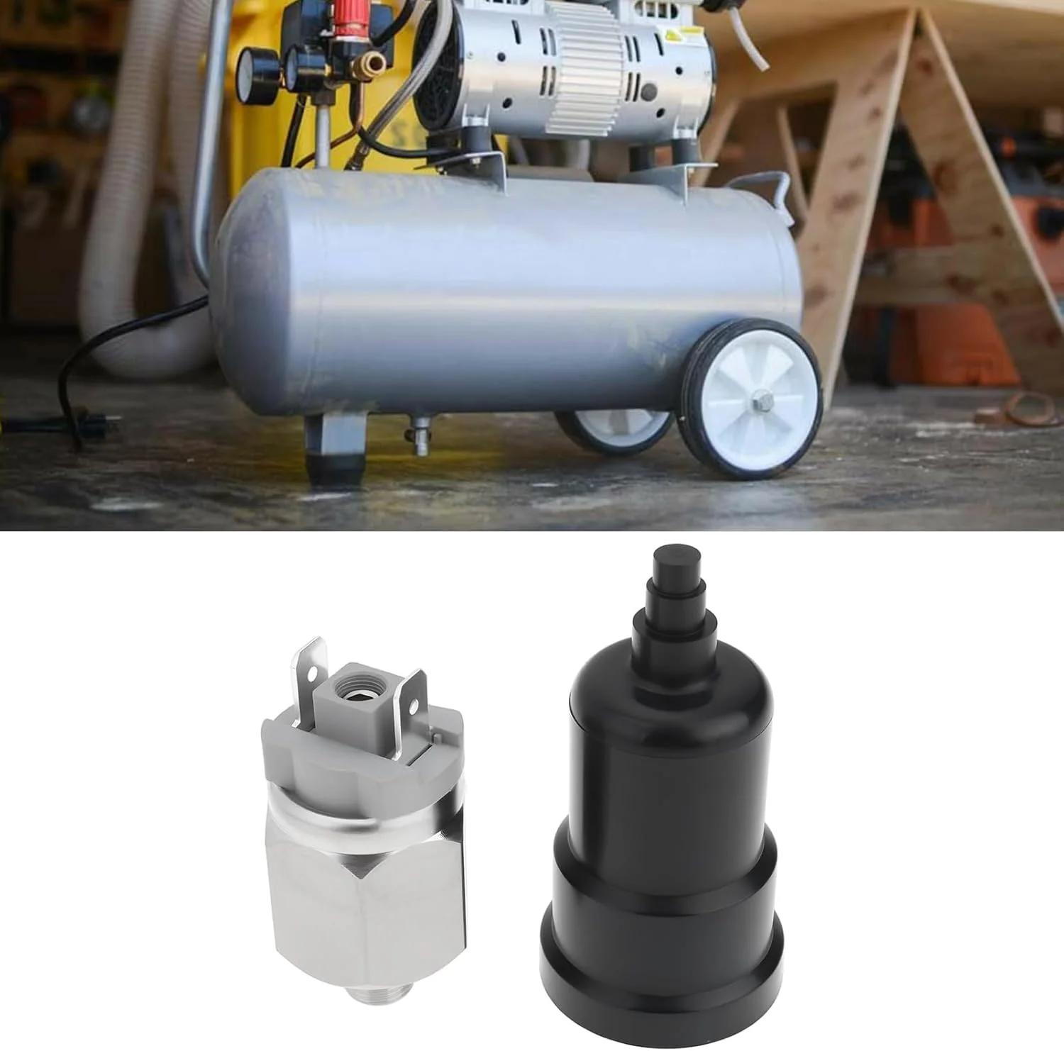 سوییچ فشار پمپ قابل تنظیم Briny River 1/8PT 0.1-1.0 MPA QPM11-NO برای کمپرسورهای هوا و شیرهای سیلندر