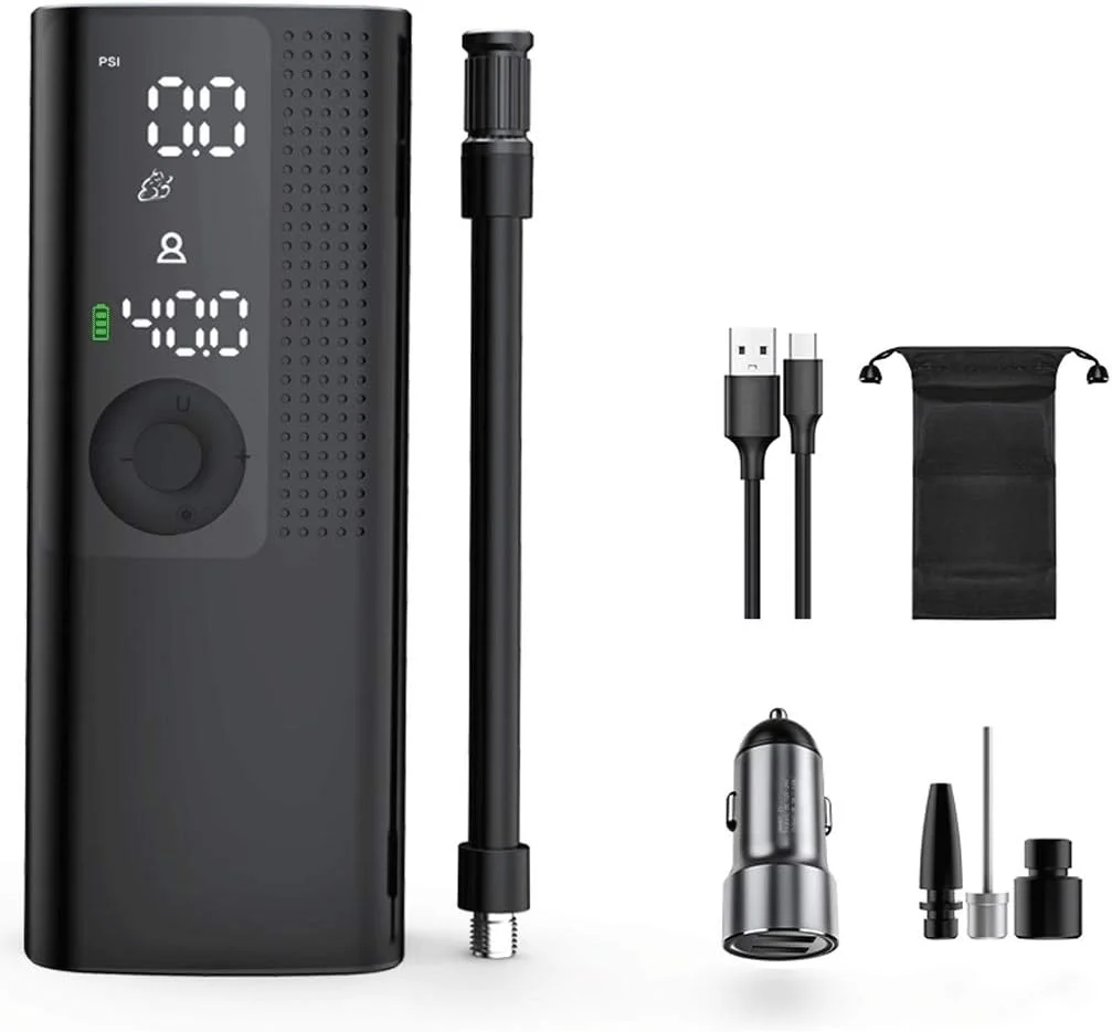 پمپ باد بی سیم خودرو پمپ برقی قابل حمل چند منظوره کمپرسور هوا (رنگ: B)