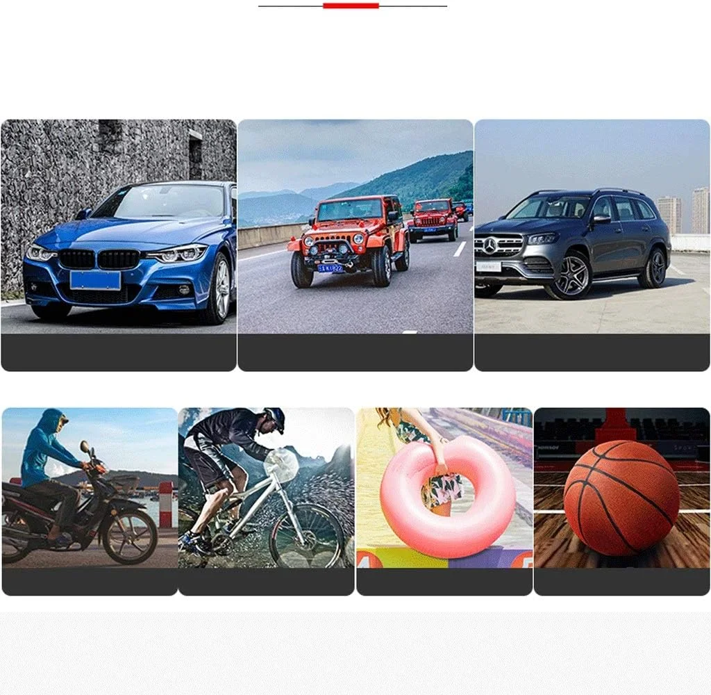 پمپ باد بی سیم خودرو پمپ برقی قابل حمل چند منظوره کمپرسور هوا (رنگ: B)