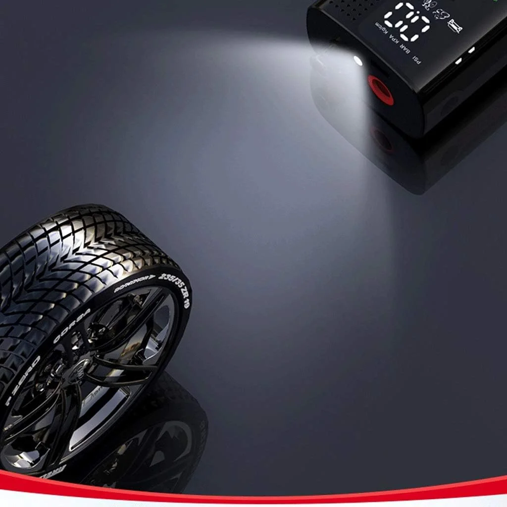 پمپ باد بی سیم خودرو پمپ برقی قابل حمل چند منظوره کمپرسور هوا (رنگ: B)