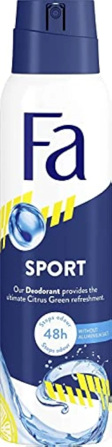 اسپری دئودورانت مردانه فا مدل Sport حجم 150 میلی لیتر اسپری دئودورانت مردانه فا مدل Sport حجم 150 میلی لیتر
