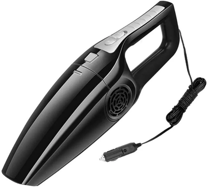 جاروبرقی دستی 120 وات KHHFFUH با قدرت مکش 3600 میلی بار، مناسب برای استفاده دوگانه خشک و مرطوب، دارای سری های برس مختلف، سیم برق 5 متری، مناسب برای خودرو، منزل و موی حیوانات خانگی، مشکی (A)