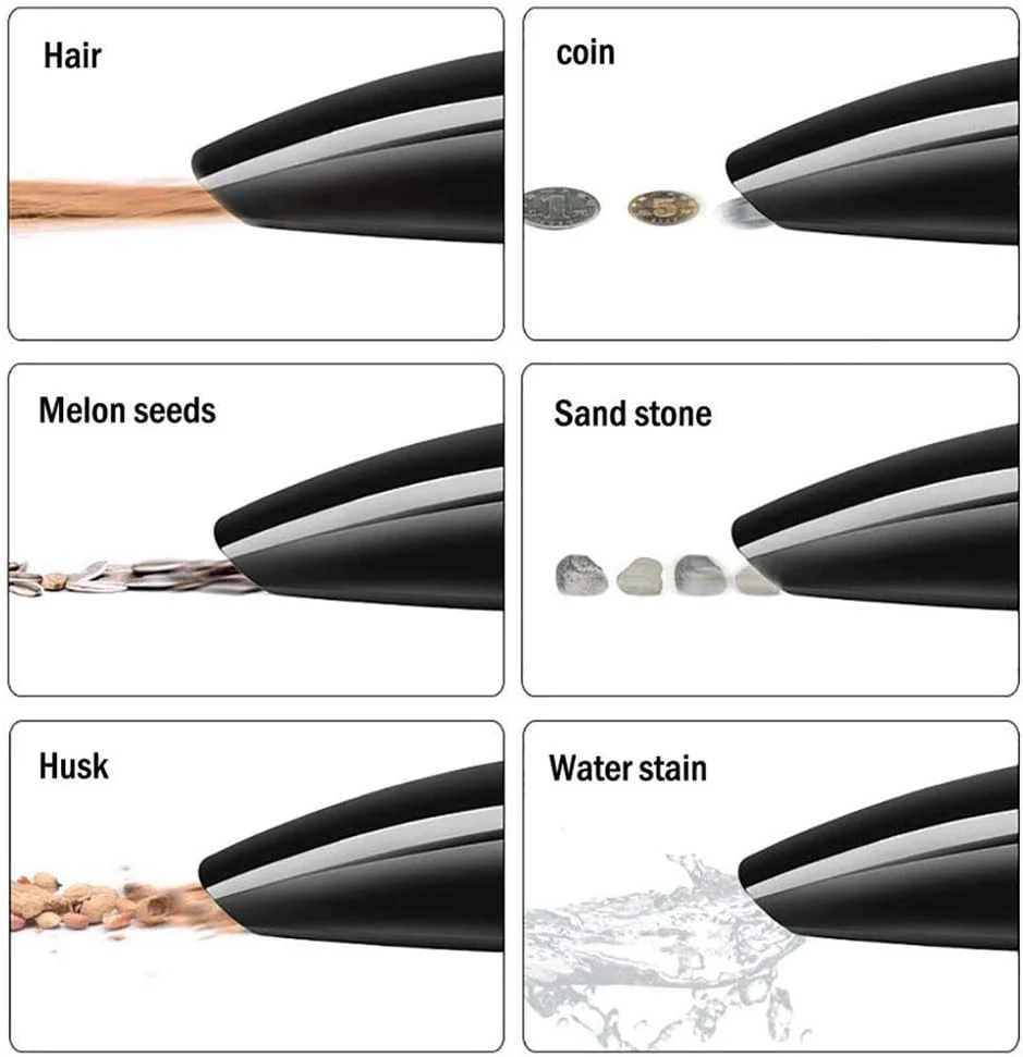 جاروبرقی دستی 120 وات KHHFFUH با قدرت مکش 3600 میلی بار، مناسب برای استفاده دوگانه خشک و مرطوب، دارای سری های برس مختلف، سیم برق 5 متری، مناسب برای خودرو، منزل و موی حیوانات خانگی، مشکی (A)