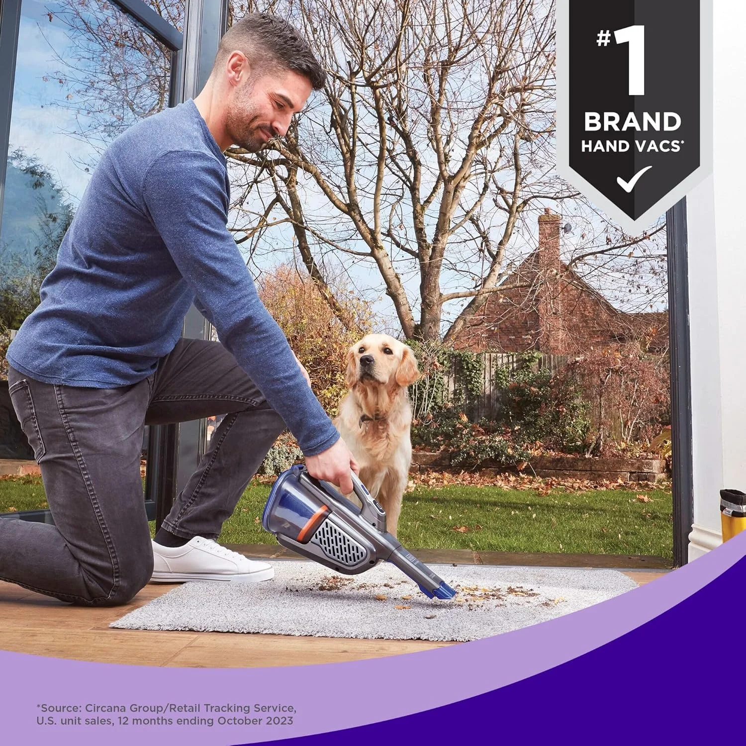 جاروبرقی دستی بلک اند دکر Furbuster مخصوص حیوانات خانگی، بی سیم، AdvancedClean+، خاکستری (HHVK515JP07) جاروبرقی دستی بلک اند دکر Furbuster مخصوص حیوانات خانگی، بی سیم، AdvancedClean+، خاکستری (HHVK515JP07)