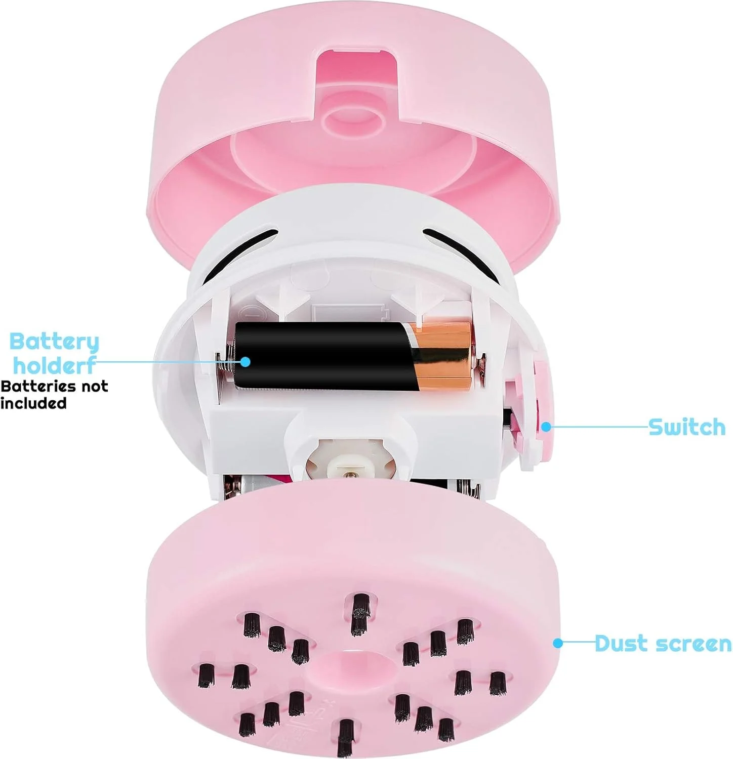 جاروبرقی کوچک نالاکال، جارو برقی رومیزی قابل حمل، تمیز کننده چند منظوره بی سیم برای خانه، دفتر، ماشین، میز (8 x 6 سانتی متر) جاروبرقی کوچک نالاکال، جارو برقی رومیزی قابل حمل، تمیز کننده چند منظوره بی سیم برای خانه، دفتر، ماشین، میز (8 x 6 سانتی متر)