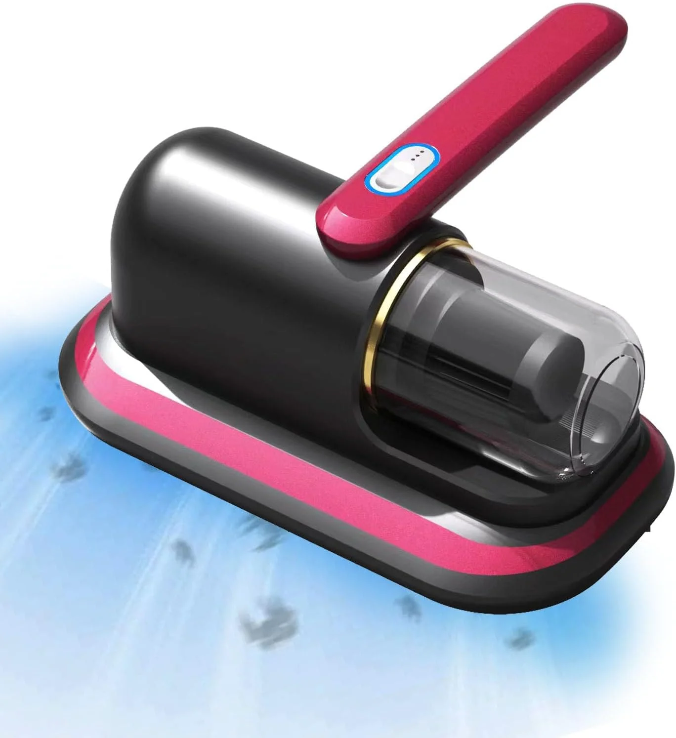 جاروبرقی تخت خواب KASTWAVE، جاروبرقی UV بی سیم ارتقا یافته، جاروبرقی تشک دستی، به طور موثر برای تمیز کردن رختخواب، مبل، فرش و سایر سطوح پارچه ای