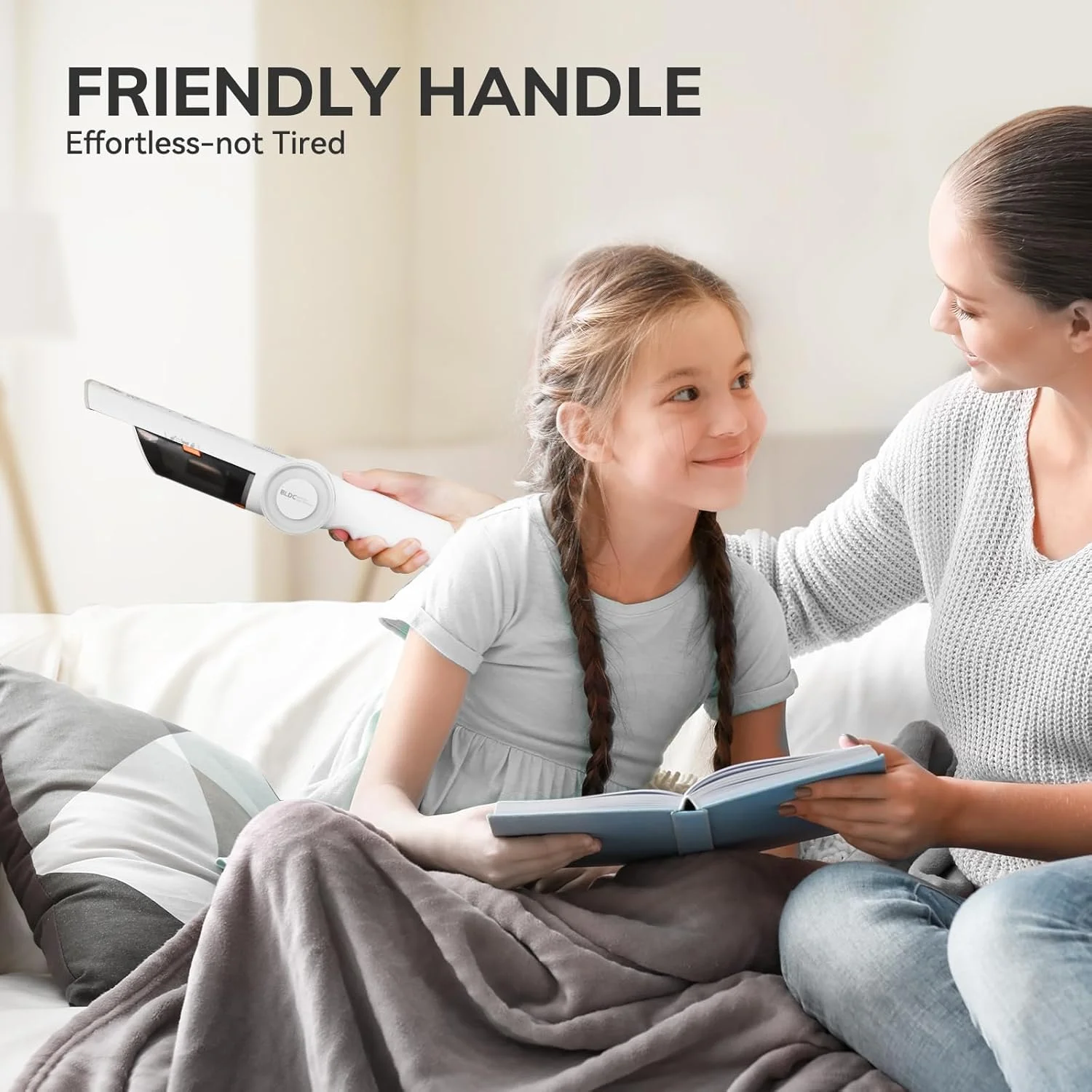 جاروبرقی دستی شیائومی MIUI با قدرت مکش 13000Pa، جاروبرقی دستی بی سیم قدرتمند، مینی سبک وزن 2 در 1 با موتور براشلس، جاروبرقی قابل حمل کم صدا برای ماشین، خانه، حیوانات خانگی، دفتر