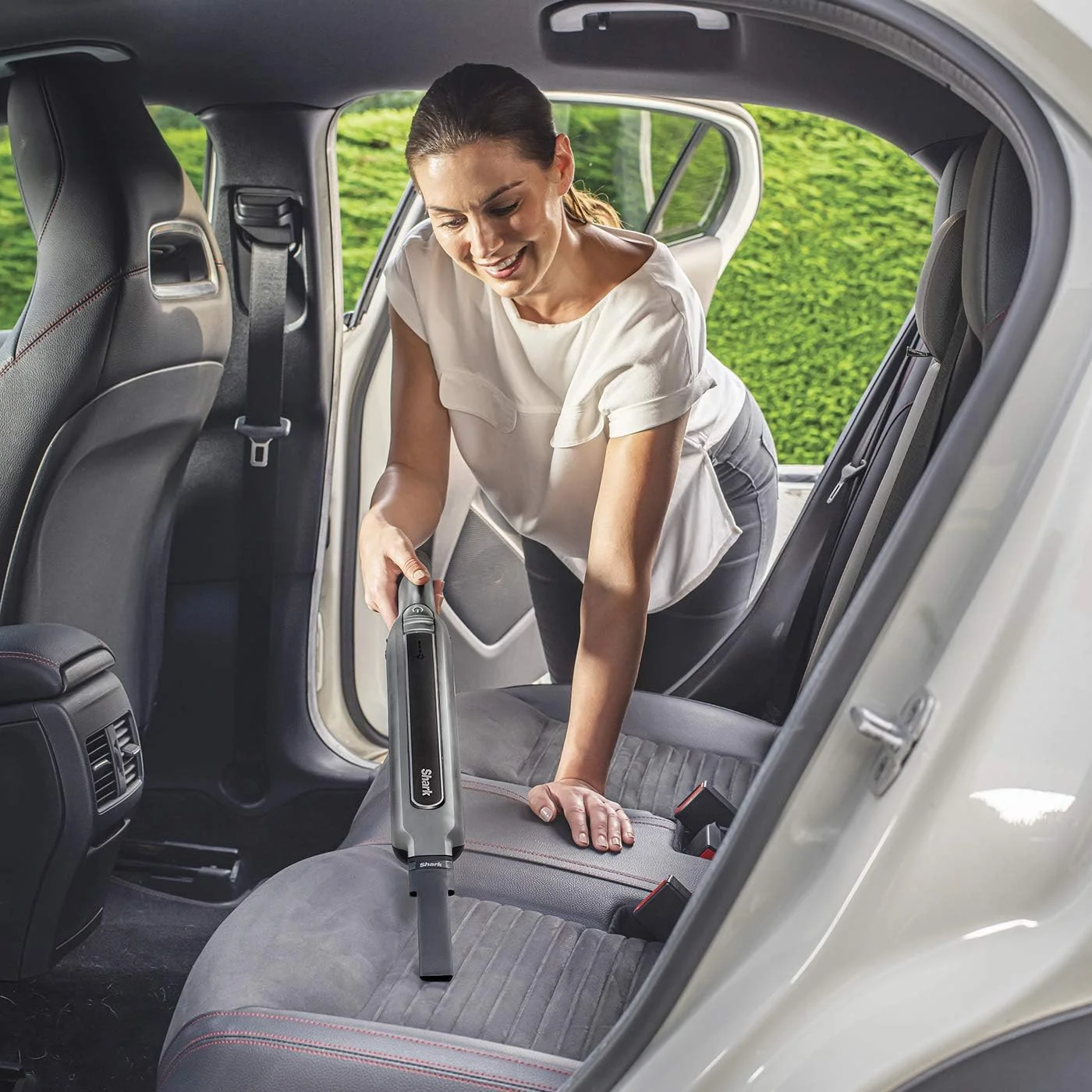 جاروبرقی شارژی دستی شارک [WV361UK] سیستم WandVac، جاروبرقی 2 در 1، فناوری ضد گره خوردن مو، تک باتری