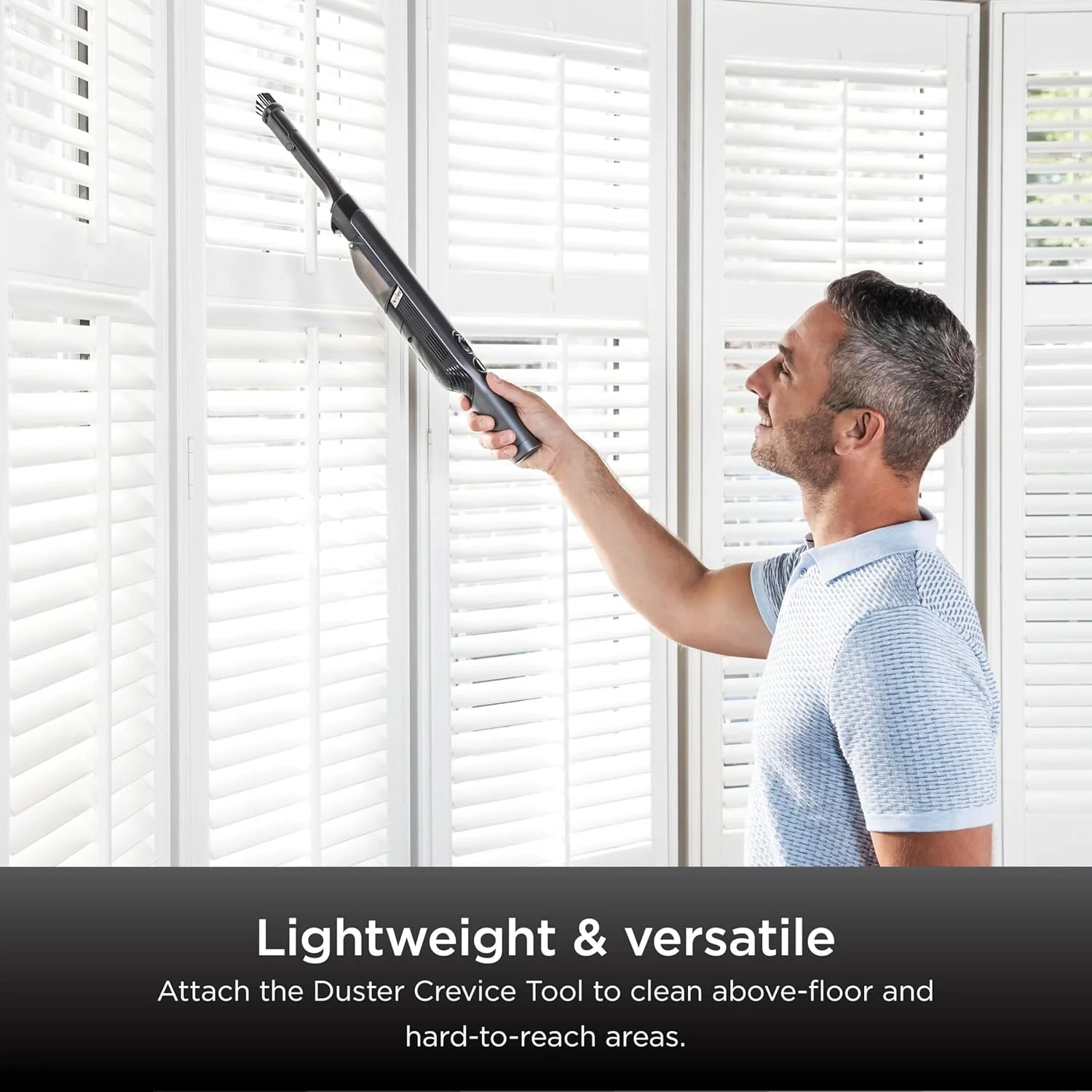 جاروبرقی شارژی دستی شارک [WV200UK] تک باتری، خاکستری