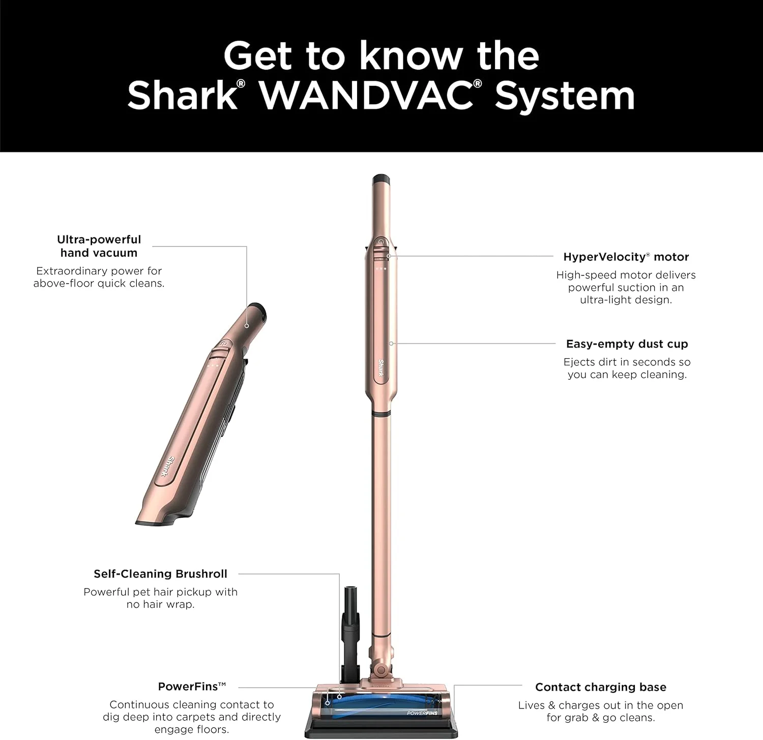 جاروبرقی شارژی عصایی و دستی 3 در 1 فوق سبک Shark WS642RG WANDVAC System Pet به همراه پایه شارژ، ابزار گردگیری و درزگیر و ابزار چند منظوره حیوانات خانگی، رزگلد جاروبرقی شارژی عصایی و دستی 3 در 1 فوق سبک Shark WS642RG WANDVAC System Pet به همراه پایه شارژ، ابزار گردگیری و درزگیر و ابزار چند منظوره حیوانات خانگی، رزگلد