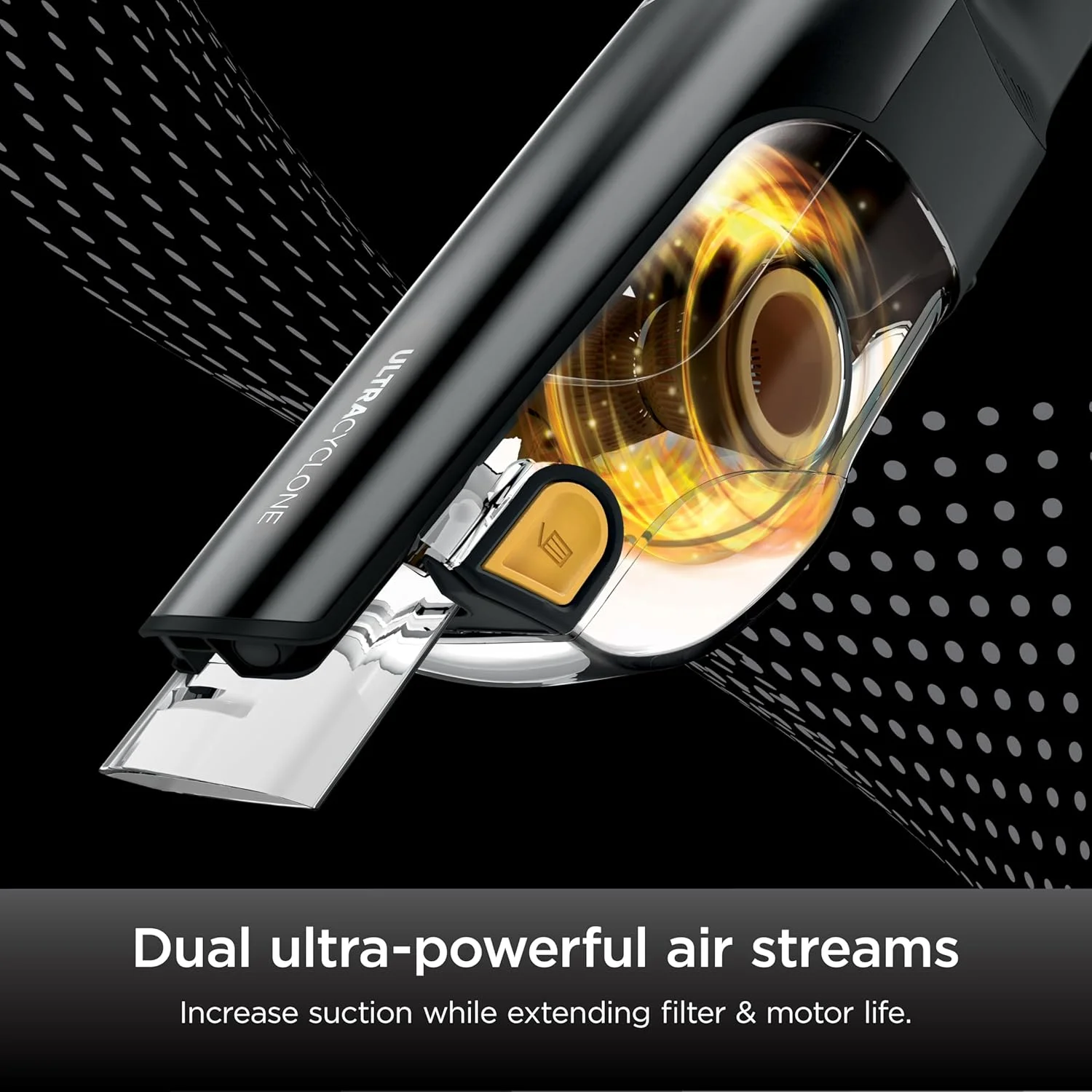 جاروبرقی دستی شارژی Shark مدل CH951، UltraCyclone Pet Pro Plus، با مخزن گرد و غبار XL، مشکی