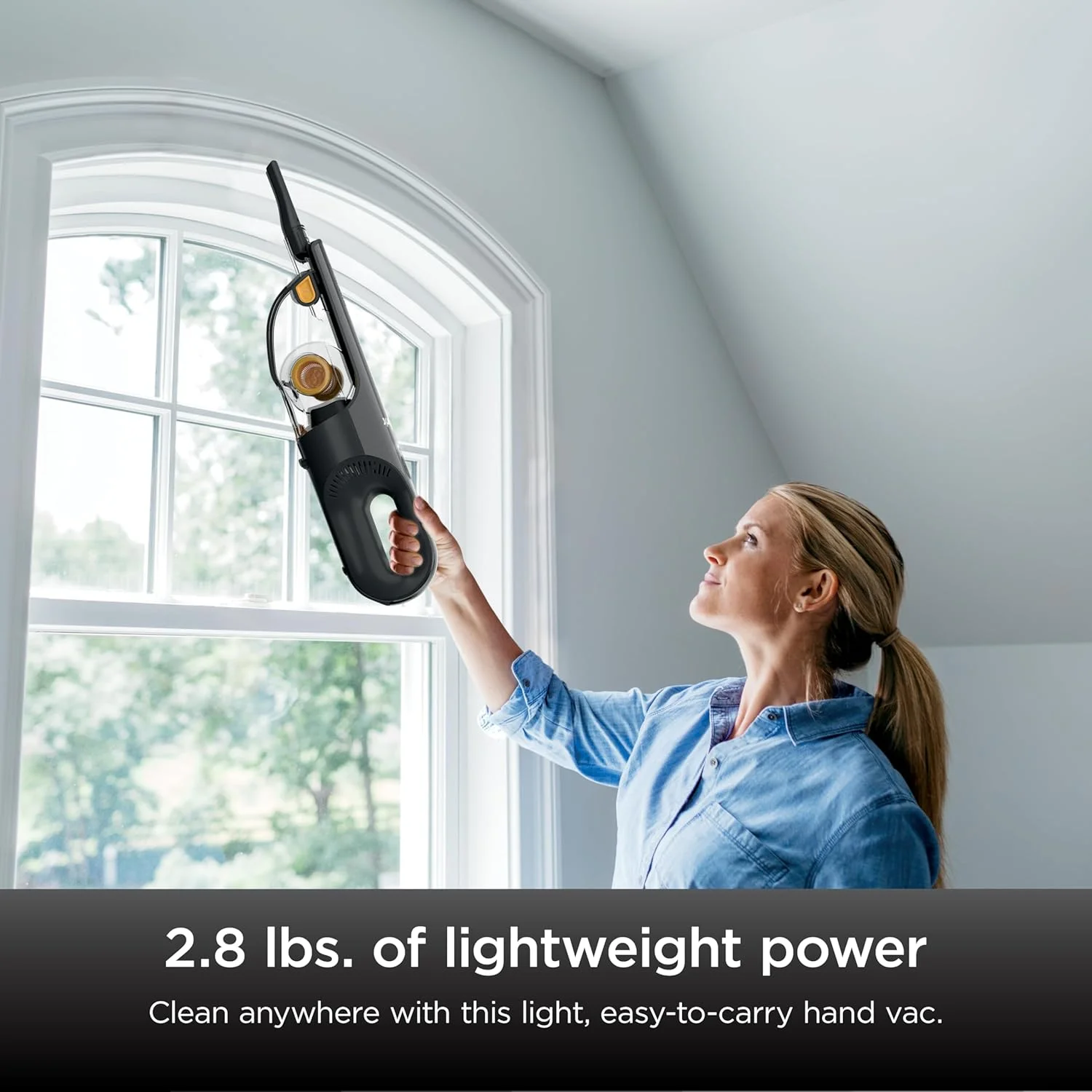 جاروبرقی دستی شارژی Shark مدل CH951، UltraCyclone Pet Pro Plus، با مخزن گرد و غبار XL، مشکی