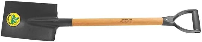 بیل مربعی ترامونتینا با دسته چوبی 71 سانتی متری