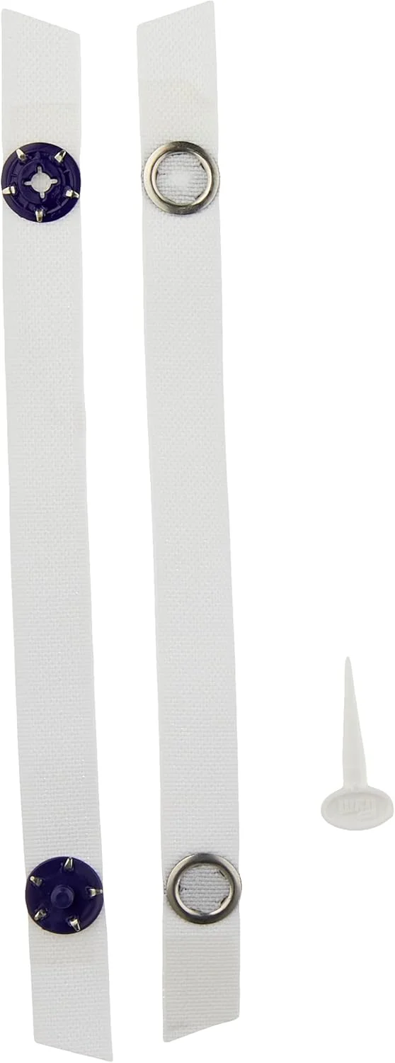 گیره های حلقه ای پارچه ای حوله ای پریم مدل PRYM_401205-1 - سفید