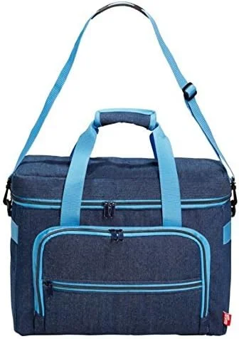 کیف چرخ خیاطی پریم 612634 (جین/فیروزه ای)، 44 x 20 x 35 سانتی متر، بدون محتویات