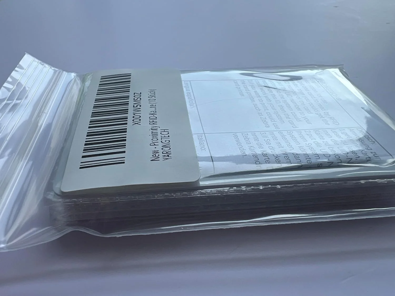 کارت RFID مجاورتی YARONGTECH 125KHZ EM4100، کارت پلاستیکی کنترل دسترسی و ورود به درب هوشمند فقط خواندنی (بسته 10 عددی) کارت RFID مجاورتی YARONGTECH 125KHZ EM4100، کارت پلاستیکی کنترل دسترسی و ورود به درب هوشمند فقط خواندنی (بسته 10 عددی)