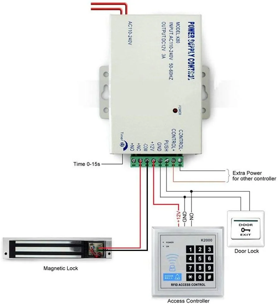 کیت کامل سیستم کنترل دسترسی درب RFID (قفل الکترومغناطیسی 600 پوندی + صفحه روکش آرماتور + منبع تغذیه کنترل دسترسی + دکمه فشاری رهاسازی + صفحه کلید ورودی درب مجاورتی + 10 جاسوئیچی) کیت کامل سیستم کنترل دسترسی درب RFID (قفل الکترومغناطیسی 600 پوندی + صفحه روکش آرماتور + منبع تغذیه کنترل دسترسی + دکمه فشاری رهاسازی + صفحه کلید ورودی درب مجاورتی + 10 جاسوئیچی)