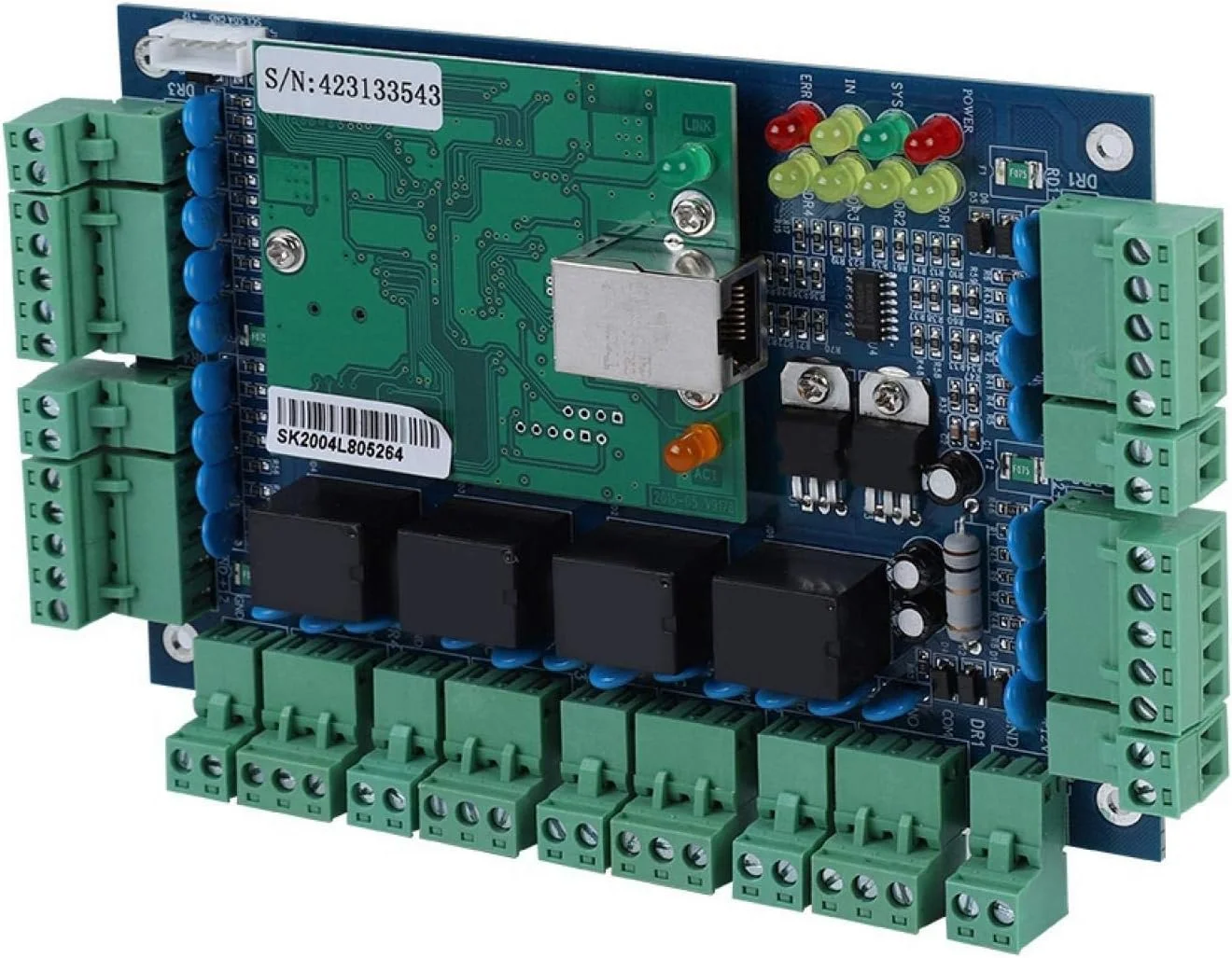 کنترل دسترسی، پنل ریدر کنترل دسترسی شبکه TCP/IP برای ویگند 4 درب کنترل دسترسی، پنل ریدر کنترل دسترسی شبکه TCP/IP برای ویگند 4 درب