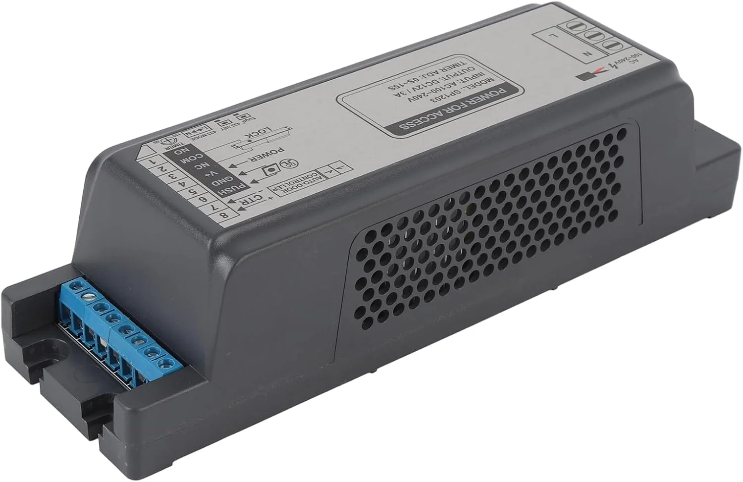 قفل برقی درب سیستم کنترل دسترسی، منبع تغذیه 12 ولت 3 آمپر با سوئیچ کنترل از راه دور وای فای RF 433 مگاهرتز برای برنامه Tuya برای سیستم کنترل دسترسی NC NO قفل برقی درب سیستم کنترل دسترسی، منبع تغذیه 12 ولت 3 آمپر با سوئیچ کنترل از راه دور وای فای RF 433 مگاهرتز برای برنامه Tuya برای سیستم کنترل دسترسی NC NO