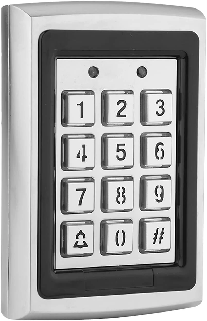 سیستم کنترل دسترسی درب، صفحه کلید خواننده برای ورود به کنترلر دسترسی امنیت خانه با نور پس زمینه، پشتیبانی از 1000 کاربر استاندارد برای خانه و دفتر سیستم کنترل دسترسی درب، صفحه کلید خواننده برای ورود به کنترلر دسترسی امنیت خانه با نور پس زمینه، پشتیبانی از 1000 کاربر استاندارد برای خانه و دفتر