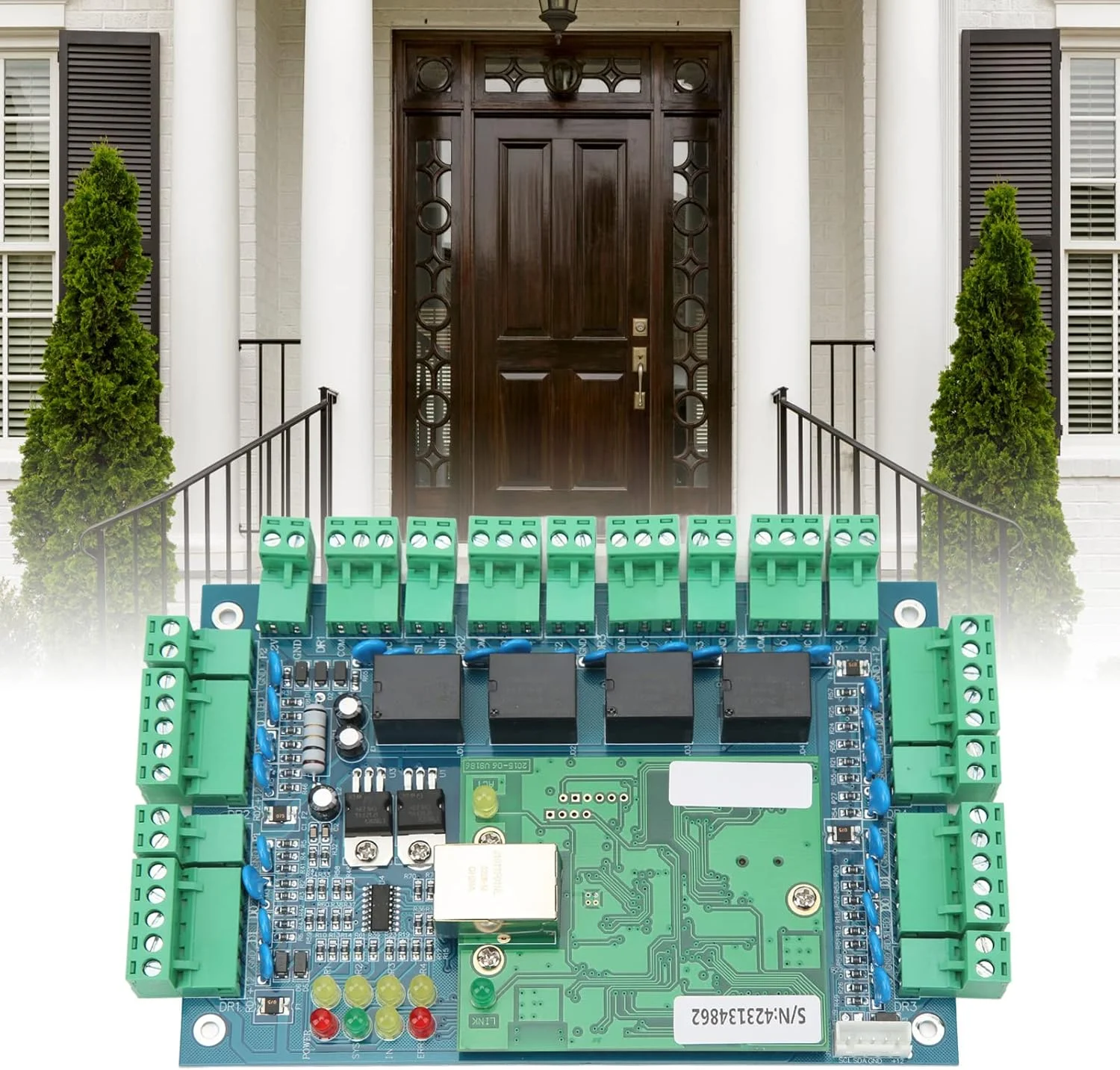 کنترلر دسترسی 4 درب Dioche، برد پنل کنترل ویگند با عملکرد پایدار و حالت TCP IP حرفه ای کنترلر دسترسی 4 درب Dioche، برد پنل کنترل ویگند با عملکرد پایدار و حالت TCP IP حرفه ای