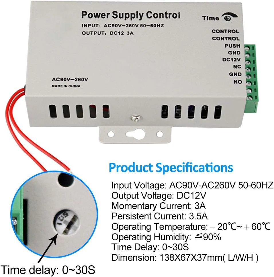 کیت سیستم کنترل دسترسی درب FST شامل صفحه کلید لمسی فلزی RFID + منبع تغذیه کنترل دسترسی DC12V 3A + 15 عدد کارت جاکلیدی RFID کیت سیستم کنترل دسترسی درب FST شامل صفحه کلید لمسی فلزی RFID + منبع تغذیه کنترل دسترسی DC12V 3A + 15 عدد کارت جاکلیدی RFID