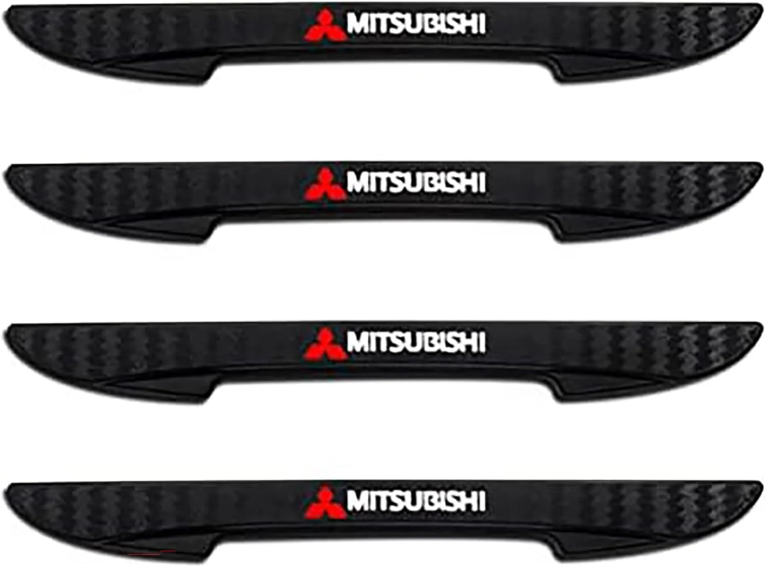 ۴ عدد محافظ سپر ضد برخورد درب خودرو، محافظ لبه درب برای میتسوبیشی ASX، اوتلندر، L200، لنسر EX، پاجرو، لوازم جانبی خودرو، قسمت بیرونی