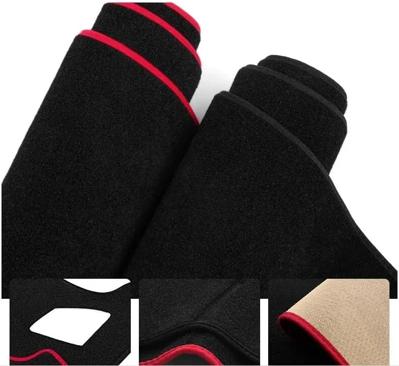 روکش داشبورد FASHIIROW مناسب برای کاپتیوا 2019-2023، محافظ داشبورد خودرو، پد روکش داشبورد ضد لغزش، لوازم جانبی محافظت از آفتاب داشبورد (قرمز)